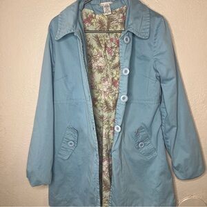 Avenue of the Stars Blue Lined Lightweight Lined Jacket. 100% Cotton. Sz XL